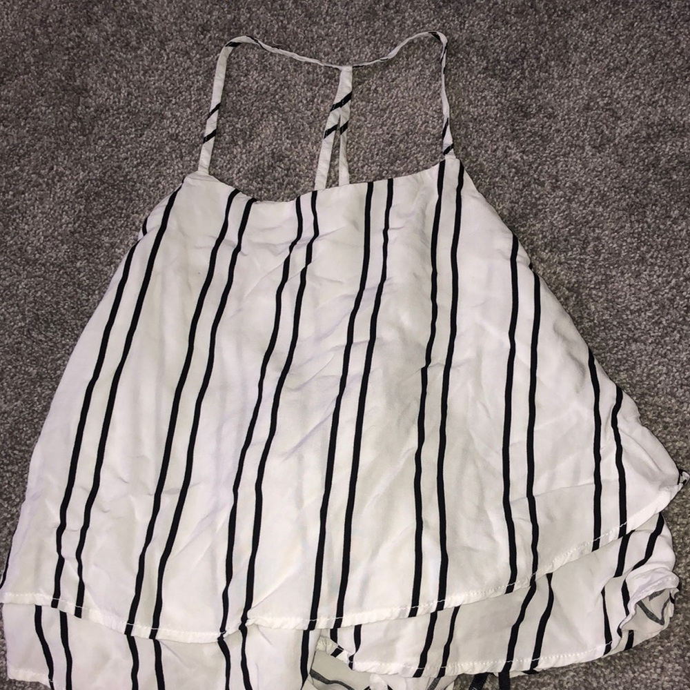 Forever 21 Stripe Crop Top
